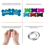 Personalized Pet ID Tag Dog Cat Nameplate Address Number Aluminum Collar Accessories Free Engraving ID Tags for Collar - Image 6