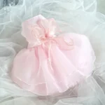 Wedding Dress for Small Dogs White Outfit for Yorkies Chihuahua Pet Formal Apparel for Puppy and Cat Summer Clothes - Image 6