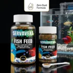 60g/150g Clear Water Fish Food Granules for Small Tropical Fish Tetra Guppy Betta Color Enhancing Daily Diet Aquarium Supplies