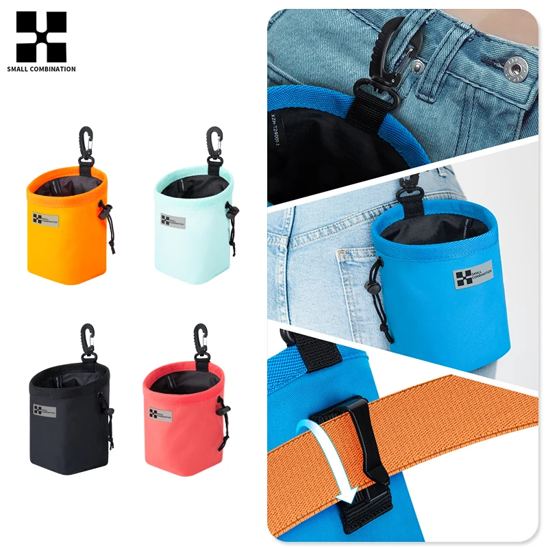kf-S61b47e4965e14f6ba624609456de3df2S SMALL COMBINATION Portable Dog Training Snack Bag puppy dog snack bag for leash Outdoor pet snacks awards waist bag XZH-T24001-1 - Image 1