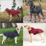 Dog Raincoat Waterproof Hoodie Jacket Rain Poncho Pet Rainwear Clothes with Reflective Stripe Outdoor Dogs Raincoat Accessories - Image 3