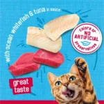 24 pack Purina Prime Filets, Ocean Whitefish and Tuna in Sauce, Wet Cat Food, 5.5 oz Can - Image 5