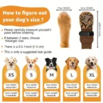 4PCS Anti-Slip Cozy Dog Socks Adjustable Band Anti-Scratch Paw Protection Socks Soft Cotton Strong Grip Pets Knitted Socks - Image 4