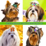 10/20/30PCS Pet Hair Bows Dog Grooming Accessories Bow With Rubber Bands For Dogs Headwear Puppy Cat Bow Pet Supplies - Image 4