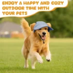 Adjustable Dog Baseball Cap Fashion Soft Breathable Pet Sun Hat with Ear Holes Dog Parent-Child Hat for Small Medium Large Dogs - Image 3