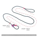Lightweight Dog Training Leash Durable Slip Leads for Dogs Classic Dog Rope Slip Lead Dog Leash for Small Medium Dogs & Puppies - Image 5