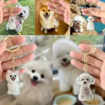 Transparent Dog Hair Storage Container Adorable Pet Keepsake Capsule Pendant With Key Ring for Pet Lovers DIY Memorial Keychain - Image 6