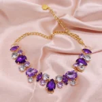Pet Cat Accessories Luxury Cat Crystal Chain Necklace Adjustable Wedding Diamond Collar for Small Dogs Kitten Cat Puppy Necklace - Image 4