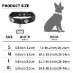 Engraved Dog Collar with Name & Phone Number Adjustable Custom Puppy Collar Pet ID Tag for Small Medium Large Dogs & Cats Collar - Image 6