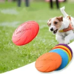 Dog Toys Silicone Flying Disc Fashion Multicolor Resistant Chew Toys Puppy Outdoor Game Trainning Interactive Supplies - Image 3