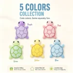 Mini Squeaky Turtle Plush Dog Toy Soft Puppy Chew Toy Interactive Pet Toy Palm Size for Small Dogs Puppies with Sound - Image 6