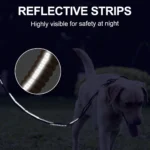Reflective Shock Absorbing Dog Leashes with Car Seatbelt for Large Dogs Heavy Duty Tactical Bungee Dog Leash No Pull Dog Leash - Image 6