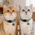 Cute Reflective Breakaway Kitten Cat Collar Safety Buckle With Bell Adjustable Soft Pet Neck Collar For Boy Girl Adult Cats - Image 3