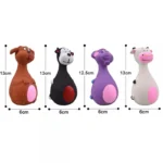 Pet Dog Toys Latex Squeaky Sound Toys Bite-Resistant Puppy Soft Rubber Toy Chew Teeth Cleaning Small Medium Dogs Elephant Cow - Image 2
