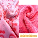 1pcs Ultra-Soft Paw Print Dog Blankets - Machine Washable, Cozy Pet Pillow Pads for Indoor & Outdoor Use - Ideal for Small to La - Image 4