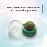 Natural Catnip Cat Wall Stick-on Ball Toy Scratchers Treats Healthy Natural Removes Balls to Promote Digestion Cat Grass Snack - Image 2