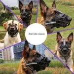 Soft Silicone Pet Dog Muzzle Anti-biting Chewing Mask Breathable Basket Dog Muzzle Durable Strong Mask Muzzle pet Dog Supplies - Image 5