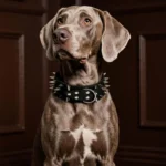 Anti-bite Spiked Dog Collars Adjustable Widen PU Leather Pet Necklace Heavy Duty Sharp Rivets Pet Collar Outdoor Dog Walking - Image 3