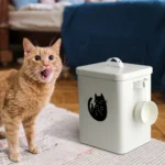 Easy Clean Sealed Pet Food Container Large Metal Food Storage Box Airtight Moisture Proof Pet Storage Can Pet Supplies