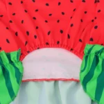 Dog Dress with Bow Summer Clothes Cute Small Dogs Skirt Suspender Watermelon Pattern Pet Clothing Puppy Dresses Cat Costumes - Image 5
