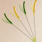 Kimpets Cat Dog Tail Grass Dog Sage Feather Long Pole Cat Teasing Stick Bite Resistant Self Soothing Tool Cat Toy Pet Supplies