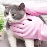 Pet Grooming Gloves for Dogs And Cats Silicone Bathing Shampoo Scrubber Dishwashing Cleaning Glove Hair Removal Multi-Functional - Image 3