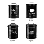 Large Capacity Dog Food Storage Container Airtight with Lids Pet Treat Container Moisture-Proof Sealed Dog Treat Jar - Image 5