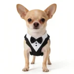 Dog Tuxedo for Wedding Outfit, Dog Suit and Tie Costumes for Birthday, Cosplay, Christmas Party, Pet Formal Wear with Bowtie - Image 8