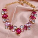 Pet Cat Accessories Luxury Cat Crystal Chain Necklace Adjustable Wedding Diamond Collar for Small Dogs Kitten Cat Puppy Necklace - Image 5