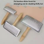 Dog Comb Brush for Dog Long Hair Cat Brush Car Animal Hair Solid Wood Pet Hair Remover Massage Cat Brush Pet Grooming - Image 6