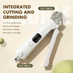 LED Light Pet Nail Clipper Cutter Grinder 2 In 1 Cat Dog Nail Trimmer Scissors Grooming Tool With Nail File - Image 4
