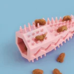 Dog Teething Toy Chew Stick Bite Resistant Fun Leak Proof Food Toy Pet Teether Cleaner Stick - Image 4