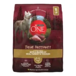 True Instinct Dry Dog Food Adult Formula High Protein Turkey Venison Recipe 15 lb Bag