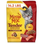 Tender Centers, Basted Bites Beef and Salmon Flavors, Dry Cat Food, 14.2 lb. Bag
