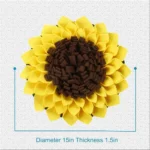 Dog Toys Snuffle Mat for Slow Feeding Puppy Sniffing Pad Smell Training Interactive Puzzle Toy Indoor Stress Relief Pet Supplies - Image 2