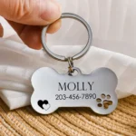 Laser Engraved Double Sided Dog Tag, Dog ID Tag, Dog Name Tag, Custom Dog Tag, Personalized Dog Tag, Stainless Dog Tag Personali - Image 4