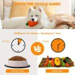 Pet Snuffle Mat for Dogs Sniff Mat Nosework Feeding Mat Slow Feeder Interactive Dog Puzzle Toys for Training and Stress Relief - Image 5