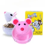 Cat Toy Mouse Tumbler Leak Food Feeder Pet Puzzle Cartoon Cat Toy Leakage Ball Kitten Interactive Toys Slow Feeding Pet Supplies - Image 4
