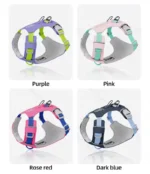 Pet Dog Harness Light Weight Reflective Dog Cat Chest Strap Belt No Pull Soft Harness Vest Adjustable Outdoor Pets Harness - Image 6