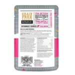 Feed Meow Shine Wet Cat Food - Salmon + Tuna - Coat and Skin Support, Grain Free, Shreeded, No Fillers, 3oz Pack of 12 - Image 2