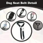 Dog Seat Belt for Vehicle Secure, Pet Car Tether Safety Leash for Dogs In Vehicles, Dog Seatbelt Tether, Christmas Gift - Image 5