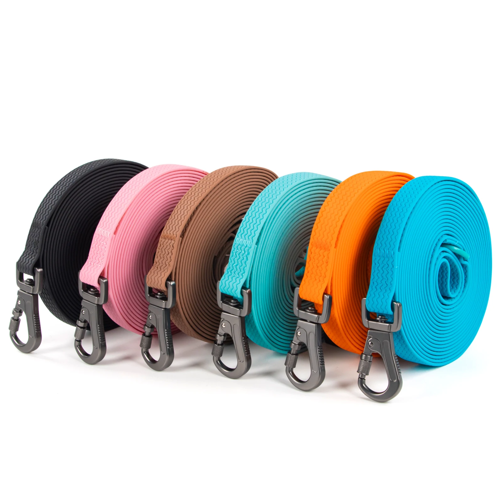 kf-S7088d049fab440f2982dbfbedd00831dE 1.8M 3M 5M 10M PVC Heavy Duty Long Dog Leash for Large Medium Dogs Waterproof Easy Clean Strong Durable Running Training Leash - Image 1