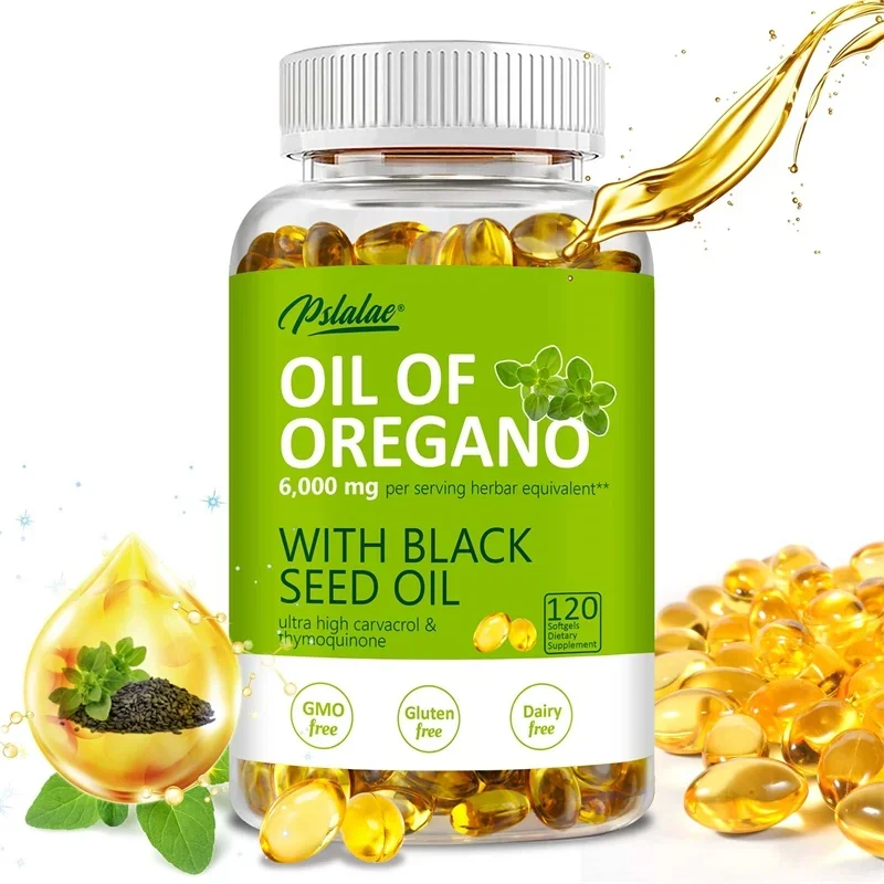 kf-S70b2b005b21c42859fd70ceb139edbb5Z Oregano Oil - Natural Antioxidant, Immune Support, Balance Intestinal Flora, Promote Digestion and Absorption - Image 1