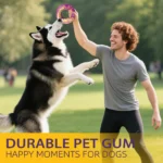 Durable Dog Toys Beef Flavor Animal Shaped Tough Game Toy for Anxiety Relief, Training & Interactive Play,Indoor Outdoor Use - Image 5