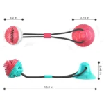 Dogs Food Toys Silicon Suction Cup Tug Interactive Dog Ball Toy For Pet Chew Bite Tooth Cleaning Toothbrush Feeding Pet Supplies - Image 5