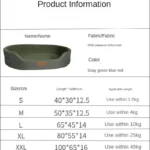 Waterproof and Anti-Mite Sofa Bed for Small Medium Large Dogs and Cats, Chew Resistant Mat, Wear-Resistant Pet Sleeping Beds - Image 6