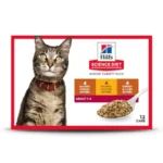 Adult 1-6 Wet Cat Food Variety Pack, Savory Entrée, Chicken, and Turkey, .. Cans, 12-Pack