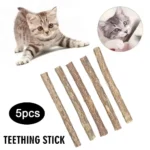 5pc Catnip Stick Pet Cat Molar All Natural Self-healing Wooden Toys Suppli Cleaning Relieve Polygonum Snacks Chews Boredom Z0A6 - Image 3