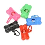 1/2/3/4/10pcs Bone Shaped Pet Garbage Bag Dispenser for Dogs Carrying Cleaning Supplies When Going Out - Image 4