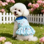 Summer Lantern Dress for Dogs Cats Thin Breathable Pet Clothes Cute Puppy Outfit for Schnauzer Small Dogs Pet Dress Clothing - Image 5